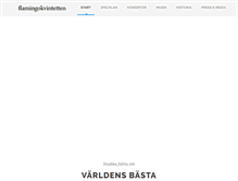 Tablet Screenshot of flamingokvintetten.se
